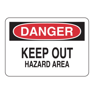 Panneau de signalisation de zone dangereuse - Intérieur/extérieur industriel - Sécurité - PVC imprimé UV - Product Image 2