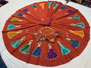 Lehenga Choli traditionnel indien pakistanais pour femmes, vert, brodé, longueur au sol, coupe ample, tenue de mariage - Product Image 4
