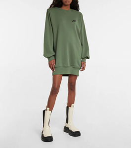 Women's Premium Oversized Sweatshirt Dress Crew Neck Heavyweight Athleisure Loungewear Women's Hoodies Sweatshirt - Product Image 1