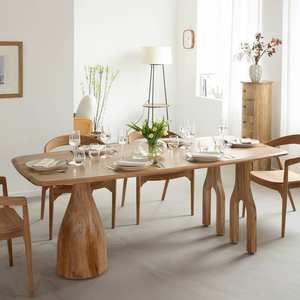 Table à manger en bois d'acacia Vandana Nimbus Orion - Product Image 1