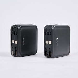 Banco de Energía con Cables Integrados 5 en 1, Cargador Portátil de Carga Rápida con Enchufe de CA para iPhone y Samsung, Ideal para Viajes - Product Image 4