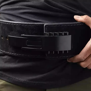 Ceinture de musculation en cuir personnalisée, légère, durable, résistante, avec boucle réglable, pour la musculation, l'haltérophilie et l'entraînement de force - Product Image 4