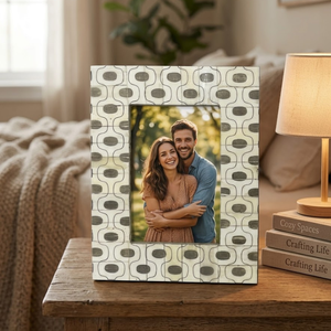 Premium Bone Inlay Photo <b>Frame</b> <b>4x6</b> Inch Handcrafted | Decorative Picture <b>Frame</b> for Tabletop Office Desk Home Decoration Gift - Product Image 4