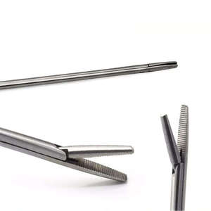 Micro-pince à pointe fine en acier inoxydable, légère, manuelle, réutilisable, certifiée CE, instrument chirurgical ORL, OEM personnalisé Java - Product Image 2