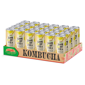 Bebida de Té Espumoso de Limón Kombucha, Lata de 250 ml, Fabricante de Marca Privada OEM, Proveedor de Vietnam - Product Image 4