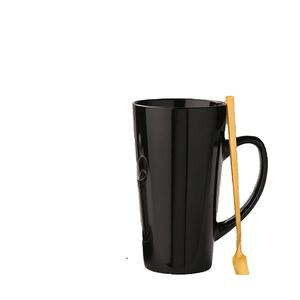 Taza de Café Latte de Cerámica Blanca en Forma de Cono de Gran Capacidad (17 oz), con Diseño Clásico para Camping, Personalizable con Logotipo por Sublimación - Product Image 4