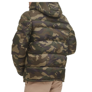 Veste matelassée à capuche amovible en polyester haute densité personnalisée OEM, légère et chaude, parka d'hiver - Product Image 2