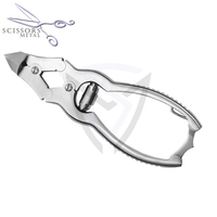 Coupe-ongles en acier inoxydable 3 en 1, lame incurvée, poignée ergonomique pour ongles épais et incarnés, emballage en boîte pour pédicure