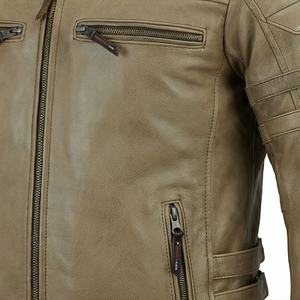 Veste de moto en cuir véritable pour homme de qualité supérieure, nouvelle arrivée, vestes de moto d'hiver, protections amovibles, personnalisables - Product Image 5