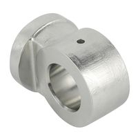 Fabricante Chino de Piezas CNC Personalizadas: Extremo de Varilla de Acero al Carbono 1045 Forjado y Mecanizado por CNC para Cilindros Hidráulicos