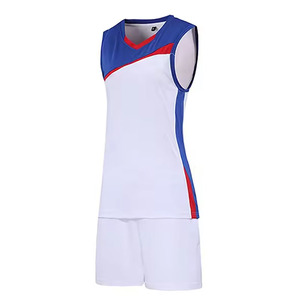 Wholesale Volleyball Uniform Set Lightweight <b>Polyester</b> Jersey <b>Shorts</b> Quick Dry Fabric for Team Matches Training - Product Image 4