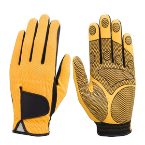 Guantes de Golf Amarillos para Hombre, Completamente Personalizables, de Piel de Oveja, al Mejor Precio - Product Image 1