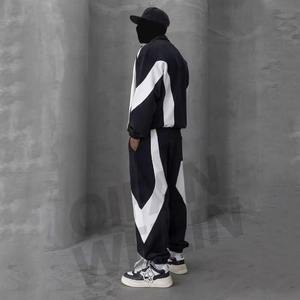 Stylite – Survêtement d'hiver pour homme, imprimé personnalisé, streetwear, qualité supérieure, coton léger, coupe-vent, zippé, bicolore - Product Image 6
