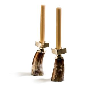 Handcrafted Natural Horn <b>Candle</b> <b>Holder</b> For Luxury Home Decor Dining Table Centerpiece And Modern Interior Styling - Product Image 2