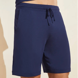 Ensemble personnalisé deux pièces été homme : T-shirt et short en tissu éponge, séchage rapide, style décontracté, vente en gros - Product Image 5