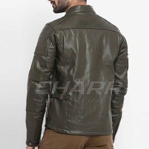 Veste d'hiver en cuir pour homme, design de haute qualité, coupe flexible et style moderne élégant pour un usage quotidien - Product Image 2
