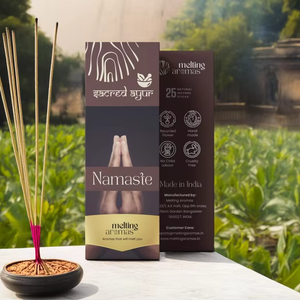 NAMASTE Organic 100% Natural Eco-Friendly Bamboo Wood Religious <b>Masala</b> Incense Sticks - Product Image 1