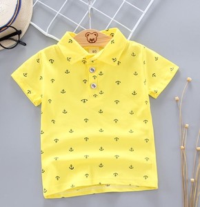 Chemises polo et t-shirts en tricot pour garçons et enfants - Style décontracté en tissu polyester/coton - Product Image 4