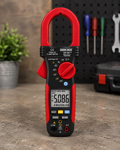 Pince ampèremétrique numérique automatique Kusum Meco KM 086 1000A AC TRMS avec mesure de la capacité, de la résistance et de la fréquence CAT IV 600V - Product Image 2