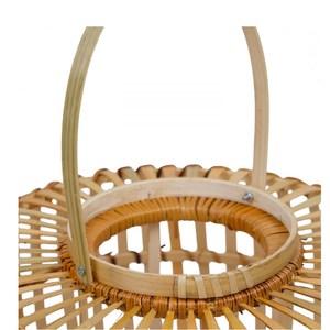 โคมไฟงานเทศกาลไม้ไผ่ธรรมชาติ ดีไซน์แบบบ้านไร่ โคมไฟทำมือสำหรับตกแต่งบ้านจากเวียดนาม - Product Image 3