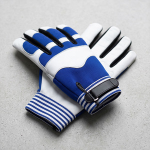<b>Top</b> Quality Goatskin Leather Mechanic Work Gloves Anti Slip Heavy Duty Heat & <b>Spark</b> Resistant Gardening Gloves - Product Image 3