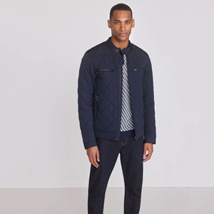 Chaqueta Acolchada Personalizable para Hombre, Estilo Casual de Invierno, Transpirable, con Bolsillos, Tejido de Lana Estampado OEM - Product Image 6