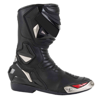 Bottes de moto sur mesure, embout en acier, imperméables, respirantes, en cuir, chaussures de moto pour l'hiver, grande taille, cuir personnalisé