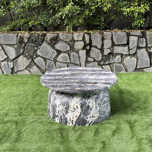 Table basse en béton en forme de cloche, contemporaine, durable, écologique, décorative, garantie 24 mois, salon moderne, maison - Product Image 4