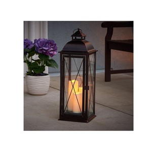 Lanterne à bougie en métal de qualité supérieure, idéale pour une présentation décorative sophistiquée dans les maisons, les patios et les événements festifs. - Product Image 5
