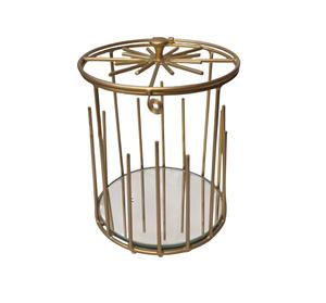 Support à bijoux élégant avec rotation à 360 degrés, tiges de rangement verticales, organisateur de colliers et bracelets, base de présentation compacte pour coiffeuse - Product Image 2