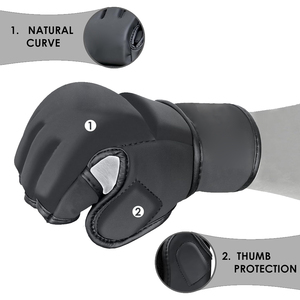 High Quality Youth Mma Gloves Latest Design Leather Fabric Breathable Non-slip For Training Competition Outdoor Use Sizes - Product Image 3