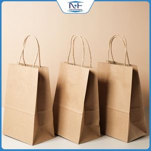Bolsa de Papel Kraft Reutilizable Ecológica con Fondo Plano, Reciclable, Segura para Alimentos, Empaque Premium para Alimentos, Tamaño Personalizable, de Vietnam - Product Image 4