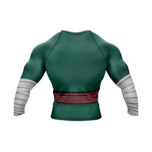 Men's <b>Long</b> <b>Sleeve</b> Rash Guard Compression Shirt Breathable Quick-Dry UPF50+ Anti-Bacterial for BJJ MMA Grappling No Gi - Product Image 2