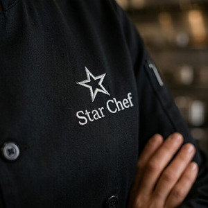 Eco-friendly <b>Cooling</b> Bamboo Chef <b>Jacket</b> Mandarin Collar Long Sleeve Sustainable Breathable Professional Chef Uniform - Product Image 4