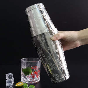 Coctelera de Metal, Acero Inoxidable, Diseño Boston, 17oz/23oz, Herramientas Personalizadas con Logotipo Grabado con Láser - Product Image 3