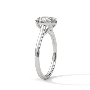 Bague solitaire classique en or 14 carats avec moissanite, bijoux de luxe minimalistes pour un usage quotidien - Product Image 3