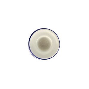 Portavelas de madera de Jodhpur pintado a mano |   Azul Vintage Desgastado |   Venta al por mayor - Product Image 4