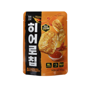 [Dailymeal] Bokthing Hero Chip saveur chili, collation protéinée faible en gras et non frite, 148 kcal, aliment coréen sain de qualité supérieure - Product Image 2