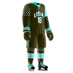Uniforme de Hockey sobre Hielo Profesional Personalizado, Fabricante de Ropa Deportiva, Proveedor Mayorista, OEM, ODM, Camisetas de Equipo Duraderas - Product Image 4