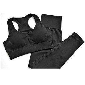 Reasonable Price Latest Design Made in Pakistan Women Plus Size Solid Yoga Set Active Wear Seamless Premium Quality - Product Image 1