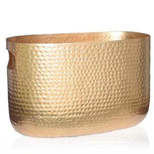 Seau à glace en métal doré Pure Source India pour boissons premium, champagne et vin – Idéal pour les fêtes, bars et divertissements à domicile - Product Image 5