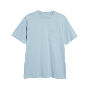 T-shirts en coton biologique personnalisés en gros, t-shirts unisexe à col rond vierges, fabricant de t-shirts en gros, impression sérigraphique et broderie personnalisées - Product Image 1