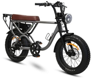 Bicicleta Eléctrica de Alta Calidad 2025 Diro-DiS R/overS Ret/ro con Neumáticos Gruesos 750/w - Product Image 1