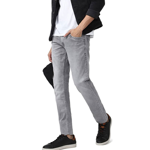 <b>Denim</b> Jeans Custom Logo Design High Quality OEM Service High Waist Skinny Fit Waterproof Professional Made Low Price Men - Product Image 2