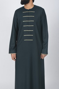 <b>Mens</b> Breathable Islamic Robe Full Length Loose Fit Traditional Juba <b>Mens</b> Comfortable <b>Thobe</b> Long Sleeve - Product Image 1