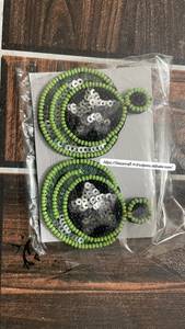 Beaded Earrings Embroidery Wholesale Hand Made Fashion blue Color Earrings <b>Artificial</b> Jewelry for Women Earrings <b>Best</b> Quality - Product Image 2