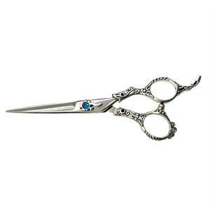 Professional Hairdressing Scissors 6.5 Inch Stainless Steel <b>Long</b> <b>Handle</b> Right Handed Sharp Blade Salon <b>Shears</b> - Product Image 2