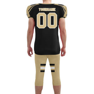 Uniforme de football américain de qualité supérieure, vente chaude, prix bas, service OEM, look décontracté, uniforme de football américain personnalisé - Product Image 3