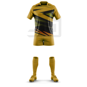 Tenue de rugby professionnelle personnalisée : maillot et short à séchage rapide, anti-humidité, performance sportive pour joueurs d'équipe 100 % - Product Image 6