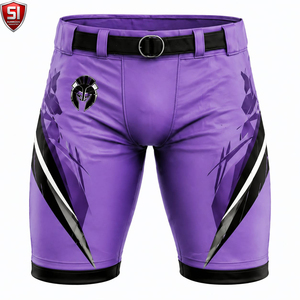 Ensemble de maillot et short de basketball personnalisé imprimé par transfert thermique, sans manches, avec bretelles réglables, col en V, en polyester, pour équipe sportive - Product Image 4